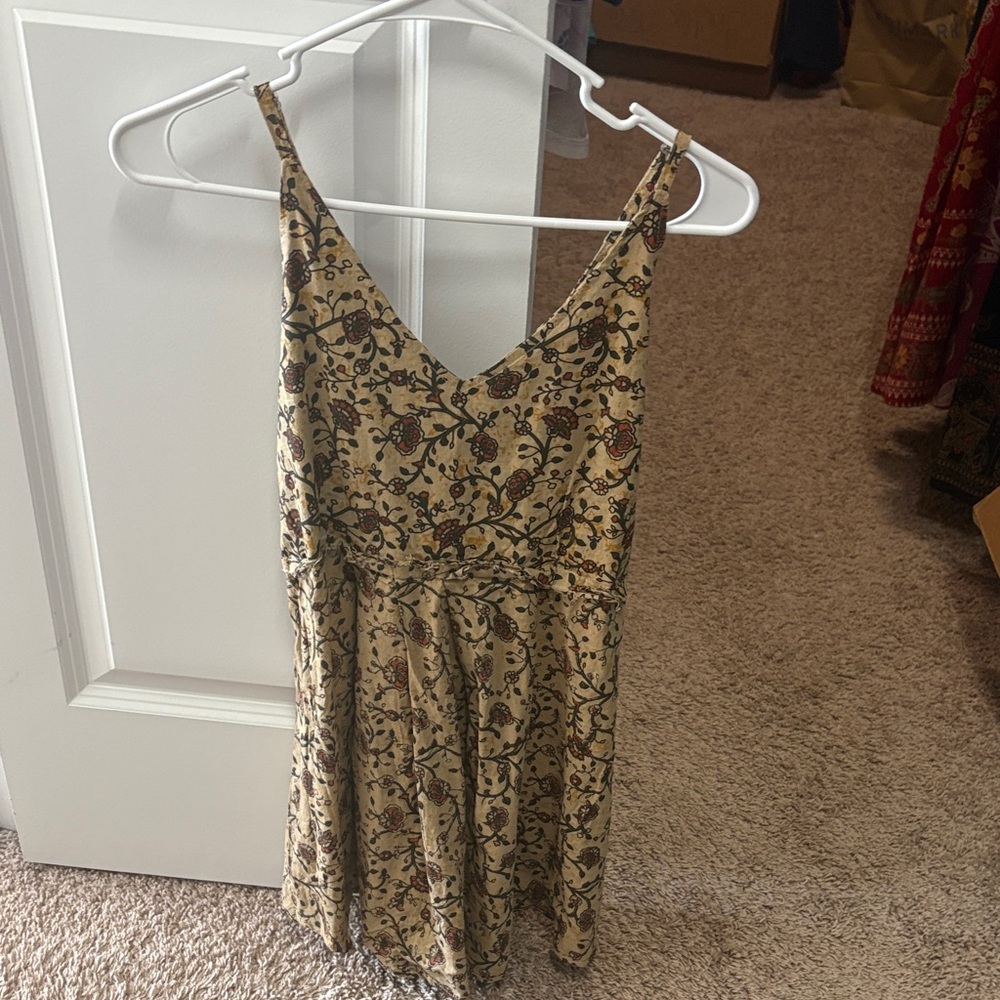 Floral Print Sleeveless Dress